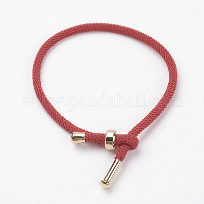 Braccialetti in cordoncino di cotone intrecciato all'ingrosso - It