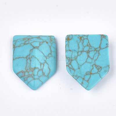 Synthetik Türkiscabochons&nbsp;TURQ-T003-02-1