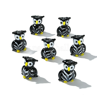 10 Stück handgefertigte Bunte Malerei-Perlenstränge&nbsp;LAMP-CJ0002-08-1