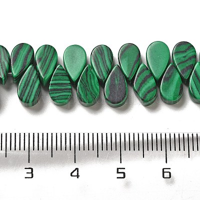 Synthetik Malachit Perlen Stränge&nbsp;G-B064-B07-1