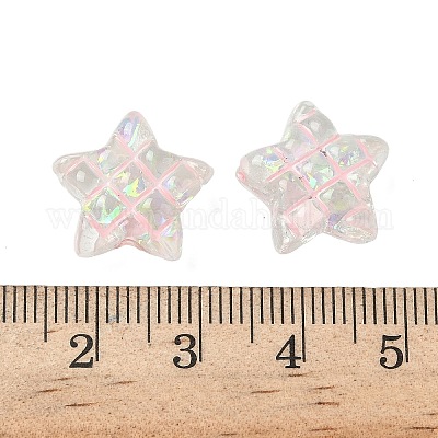 Perles de résine translucide&nbsp;RESI-D312-01A-02-1