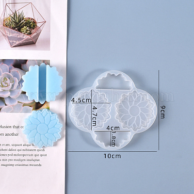 Wholesale Flower Straw Topper Silicone Molds Decoration 