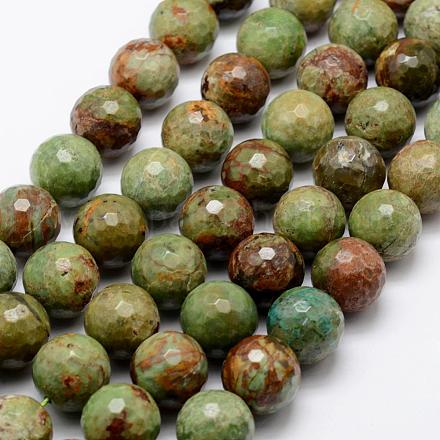 Chapelets de perles en opale vert naturel G-K209-05A-16mm-1