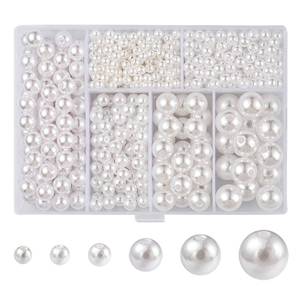 Perles acryliques de perles d'imitation SACR-FS0001-11-1