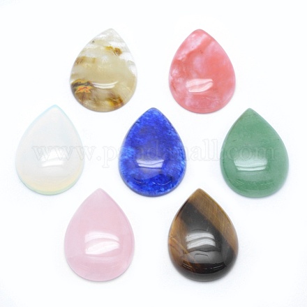 Natural & Synthetic Mixed Stone Cabochons G-E491-C-1