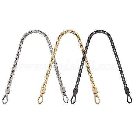 PandaHall Elite Iron Snake Chain Bag Handles IFIN-PH0001-26-1