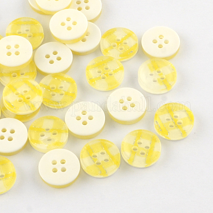 4-Hole Plastic Buttons BUTT-R036-08-1