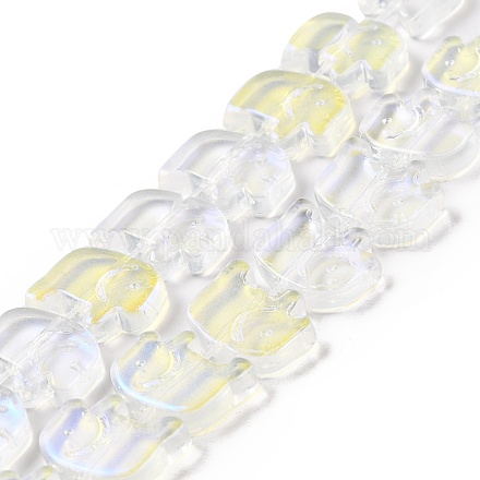 Chapelets de perles en verre transparente   GLAA-F114-03J-1