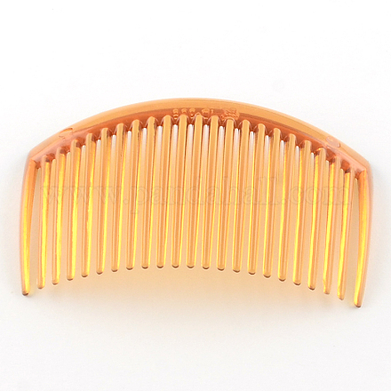Hair Accessories Plastic Hair Comb Findings OHAR-S185-04-1