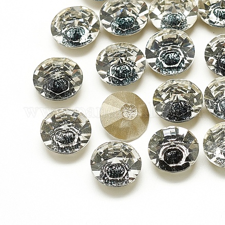 Cabujones de cristal con rhinestone RGLA-T112-12mm-01-1