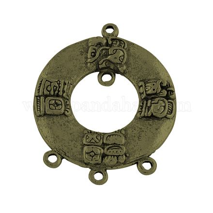 Tibetan Style Alloy Chandelier Components Links TIBE-22983-AB-NR-1
