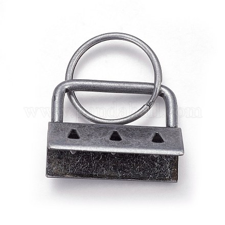 Geteilte Schlüsselringe aus Galvanoteisen X-IFIN-WH0044-01C-AS-1