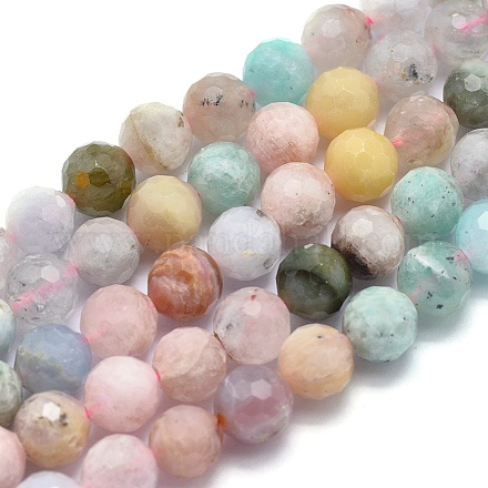 Natural Mixed Gemstone Beads Strands G-O171-06-6mm-1