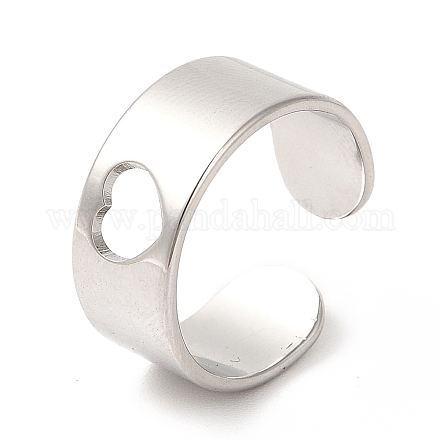 201 anillo de acero inoxidable RJEW-E063-05P-1