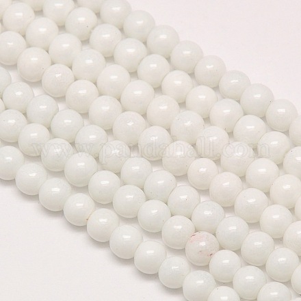 Eco-Friendly Round Baking Paint Glass Beads Strands X-HY-A003-6mm-RV01-1