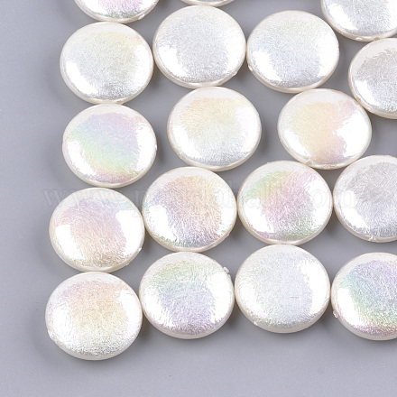 Perles en acrylique de perle d'imitation X-OACR-S024-10-1