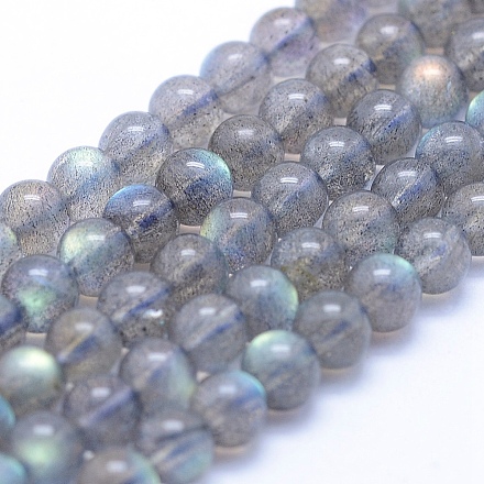 Chapelets de perles en labradorite naturelle  G-P342-09A-5mm-A++-1