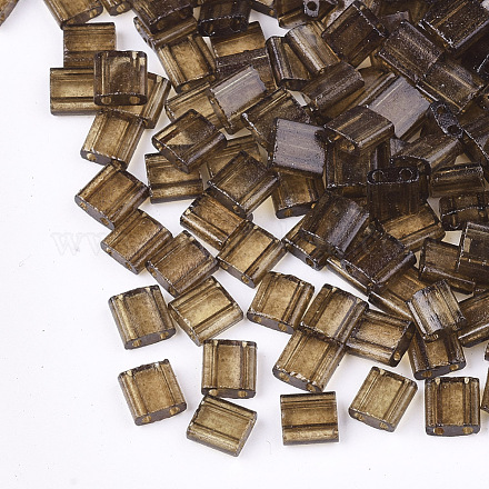 2 agujero abalorios de la semilla de cristal SEED-T003-01C-03-1