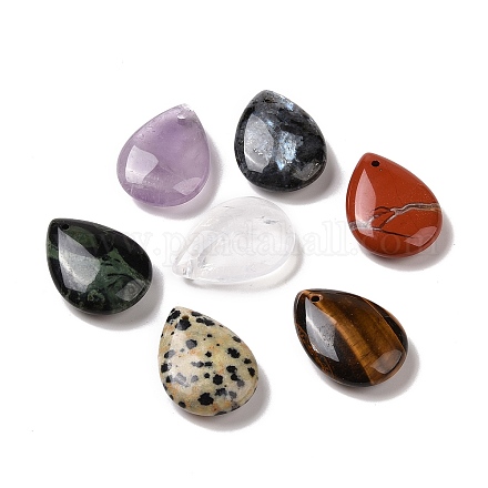 Natural Mixed Stone Pendants G-C017-02-1