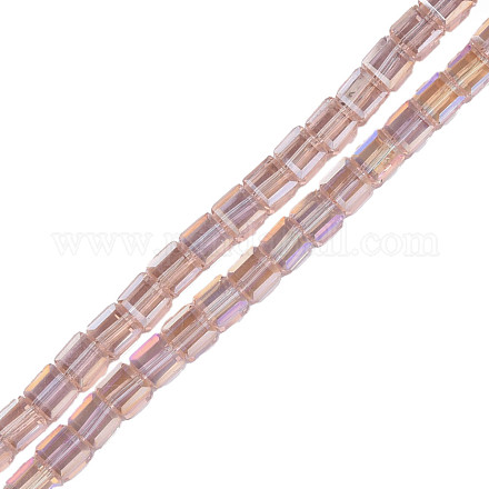 Placcare trasparente perle di vetro fili EGLA-N002-33-C01-1