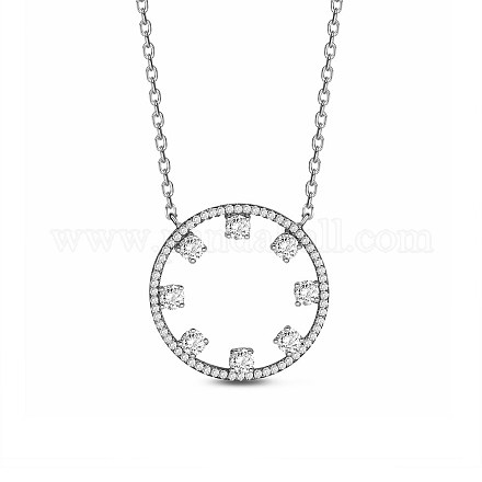 SHEGRACE 925 Sterling Silver Pendant Necklaces JN340A-1