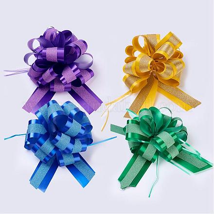 Handmade Elastic Packaging Ribbon Bows AJEW-P045-A-1