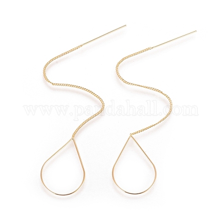 Accessoires de clous d'oreilles en laiton X-KK-S345-066-1