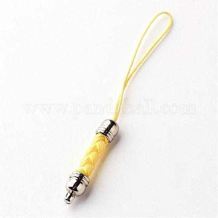 Bucles de cuerda de nylon de correas de teléfono móvil KK-G281-G07-1