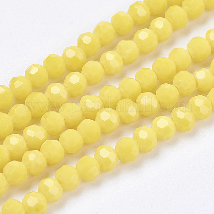 Opaque Glass Beads Strands EGLA-F120-NC03-1