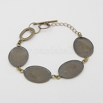 Brass Bracelet Makings KK-G224-AB-NF-1