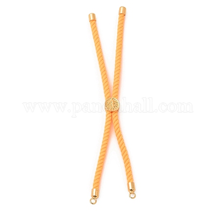 Twisted Nylon Cord Silder Bracelets DIY-B066-03G-12-1