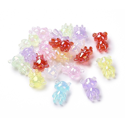 Perles de gelée imitation acrylique transparentes OACR-P011-11C-1