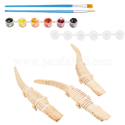 Arricraft diy juguete de madera paiting DIY-NB0003-66-1