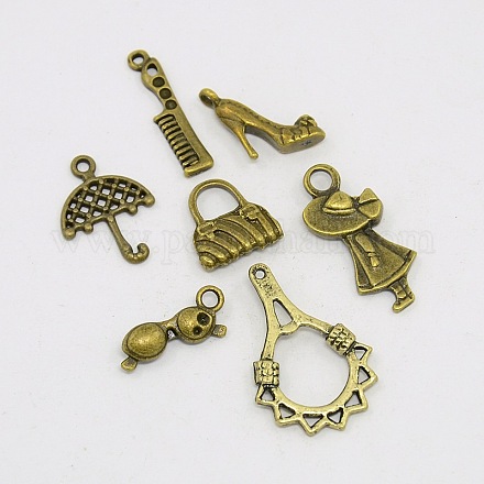 Sets of Women's Daily Items Alloy Pendants TIBEP-X0036-AB-FF-1