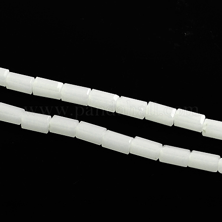 Imitation Jade Glass Beads Strands GLAA-Q041-3x6mm-01-1