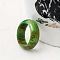 Acrylic Finger Rings, Ring, Yellow Green, US Size 8(18.1mm)