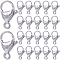 304 Stainless Steel Lobster Claw Clasps, Parrot Trigger Clasps, Stainless Steel Color, 12x7x3.5mm, Hole: 1.5mm, 200pcs