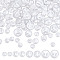 200Pcs 4 Styles Resin Imitation Pearl Beads, Seashell Color, 8~14x3~5mm, 50pcs/style