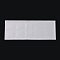 Plastic Necklace Chain Adhesive Pouch for Necklace Display Cards, Self-Adhesive Necklace Chain Pockets Necklace Envelopes Necklace Card Pouches to Hold Loose Chain Jewelry Supplies, White, 22.2x8.55x0.06cm