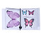 1Pc A6 Transparent PP Plastic Photocard Storage Albums, with 1Pc Black Bungee Ball Ties, WhiteSmoke, Albums: 162x129x25mm