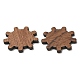Cabujones de madera de nogal WOOD-F013-15-3