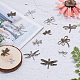 1PandaHall Elite about 48pcs Assorted Dragonfly Charm Pendant Connector for DIY Jewelry Making Accessaries TIBEP-PH0005-08-FF-6