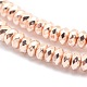 Chapelets de perles en hématite synthétique sans magnétiques G-L485-06D-LRG-2