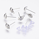 Iron Stud Earring Findings IFIN-F136-6mm-08P-1