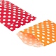 80個8色環境に優しいクラフト紙袋  ギフトバッグ  ショッピングバッグ  長方形  ミックスカラー  18x13x0.02cm  10個/カラー CARB-LS0001-06A-5