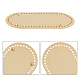 PU Leather Oval Bag Bottom FIND-PH0016-002D-5