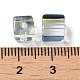 Perles de verre transparentes deux tons GLAA-NH0001-03G-3
