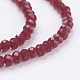 Imitation Jade Glass Beads Strands GLAA-F003-A03-3