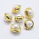 Perlas naturales abalorios de agua dulce cultivadas PEAR-F006-83G-1