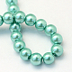 Chapelets de perle en verre peint de cuisson HY-Q003-3mm-32-4